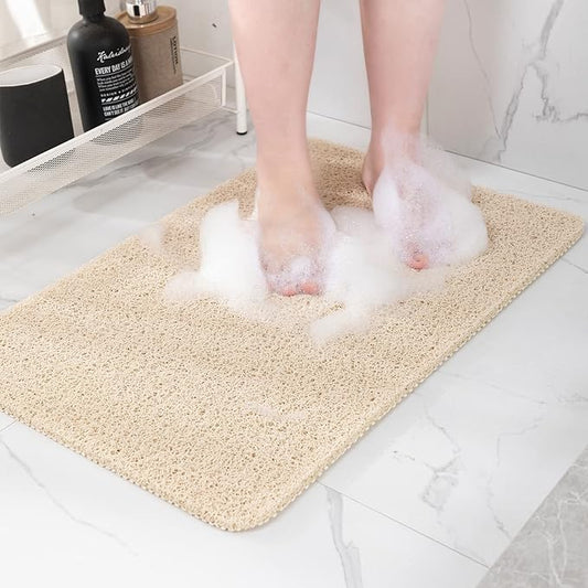Non Slip Bathtub Mat, Foot Scrubber Anti Slip Fast Drying Shower Mat by Hargiis