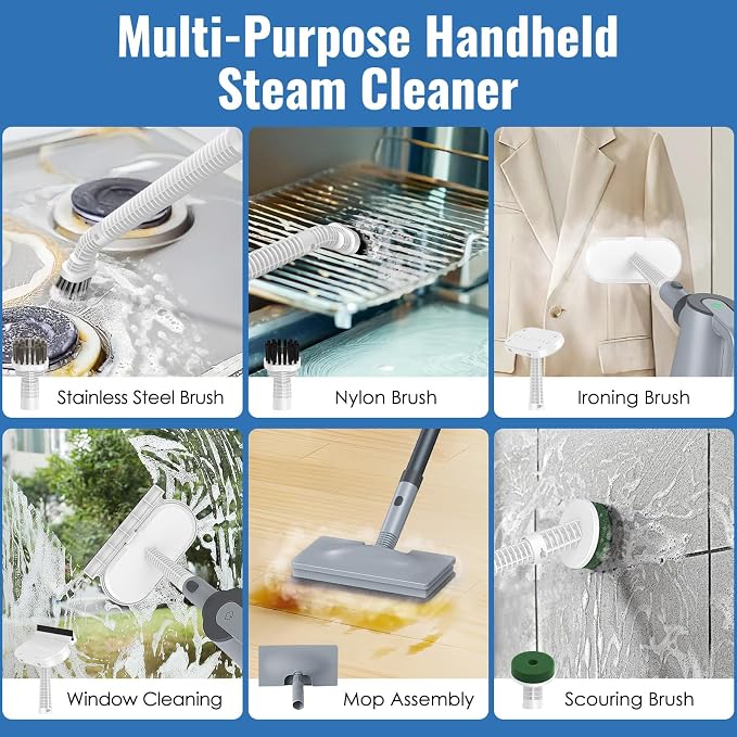 FEPPO Steam Mop & Handheld Steam Cleaner - Image 6