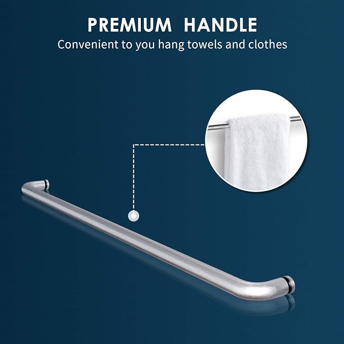 SUNNY SHOWER Glass Sliding Shower Door - Image 4