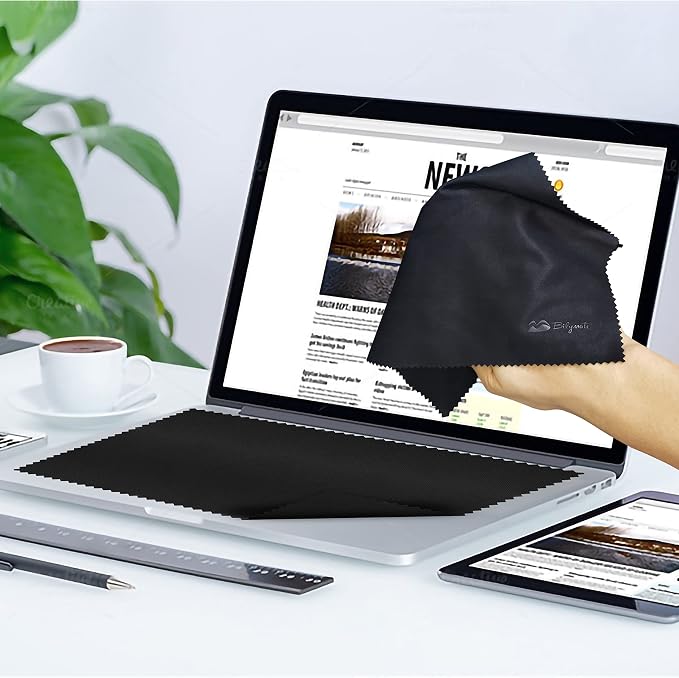 Bilymate Multi-Purpose New Large Size Microfiber Eyeglass & Lens & Laptop - Image 4