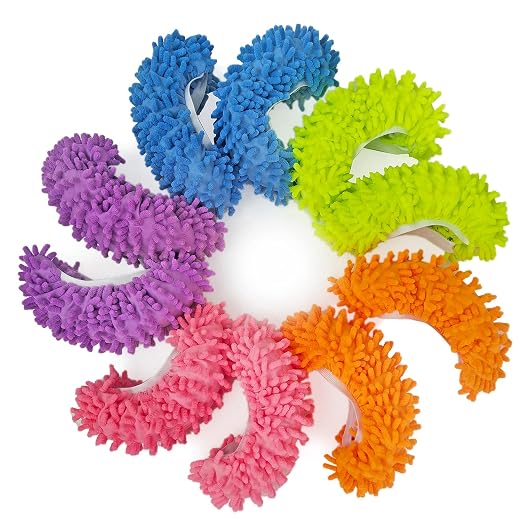 10 PCS 5 Pairs Dust Duster Mop Slippers Shoes Cover - Image 6
