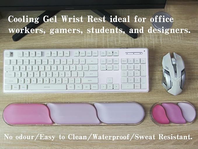 Ergonomic Cooling Gel Wrist Rest Pad - Image 3