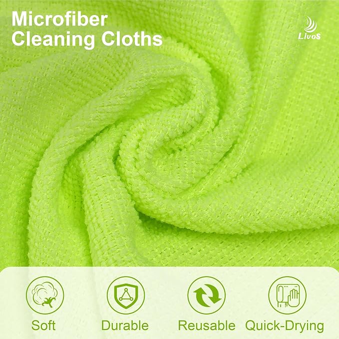 LIVOS Microfiber Cleaning Cloth Roll - Image 3