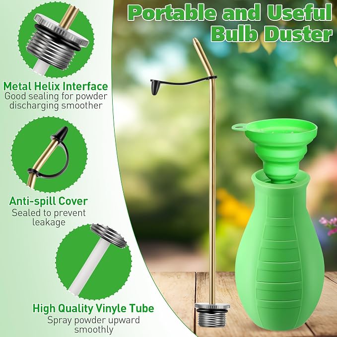 Diatomaceous Earth Powder Duster, 8OZ Garden Powder Applicator Dispenser - Image 5