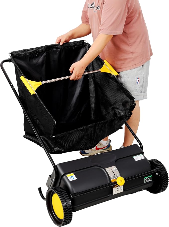 26 Inch Lawn Sweeper Push Hand Powered - Image 9