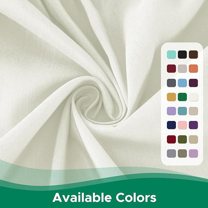 Biscaynebay Wrap Around Bed Skirts for Full & Full XL Beds Extra Long Drop of 25", Ivory Adjustable Elastic Dust Ruffles Easy Fit Wrinkle Resistant Silky Luxurious Fabric Machine Washable
