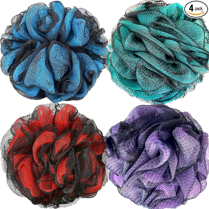 Fu Store Loofah Sponge Shower Loofahs 70g Bath Sponges Mesh Balls 4 Colors Body by FuStore