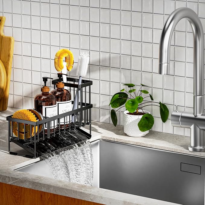 Cisily Extra Large Kitchen Sink Caddy Organzier - Image 3