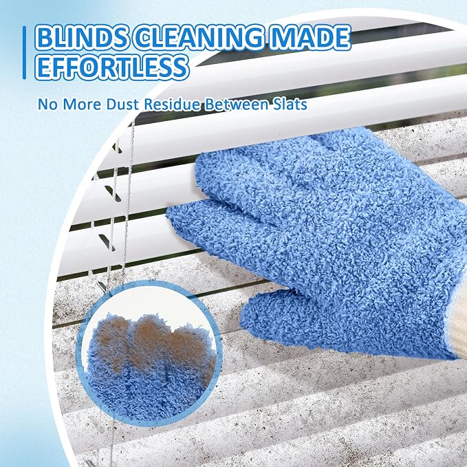 MIG4U Microfiber Dusting Gloves House Cleaning Glove - Image 4