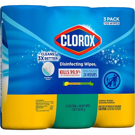 Clorox 30112 Disinfecting Wipe, Fresh/Lemon Fresh Scent - Image 9