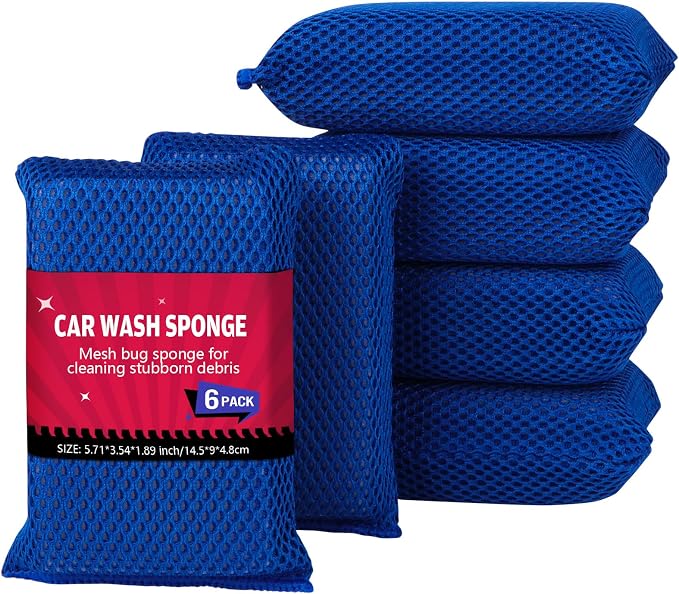AIDEA Car Wash Sponge, Microfiber Large Bug and Tar Remover by AIDEAHOME