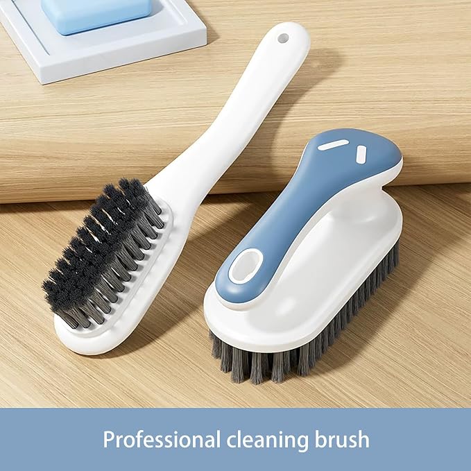 2 Pack Laundry Scrub Brush Cleaning Tool, Stain Remover Brush, Soft Bristle - Image 5