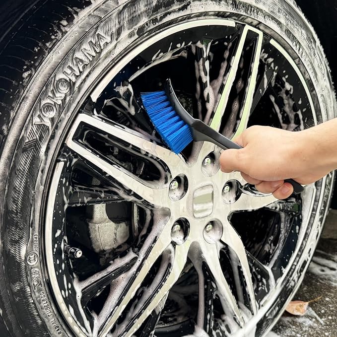 NIKCOSMK Wheel Brush, Wheel & Rim Cleaner Brush, Tire Brush, Wheel Cleaning - Image 6