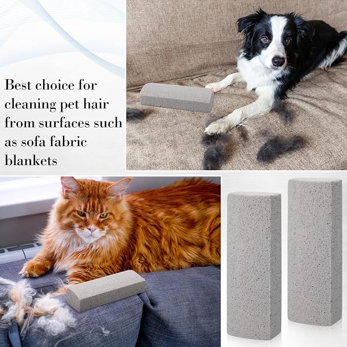 Loopeer 2 Pcs Pet Hair Remover Pumice Stone - Image 5