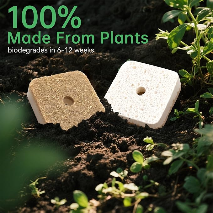 16 Pack Biodegradable Natural Kitchen Sponges, Compostable Cellulose & - Image 8