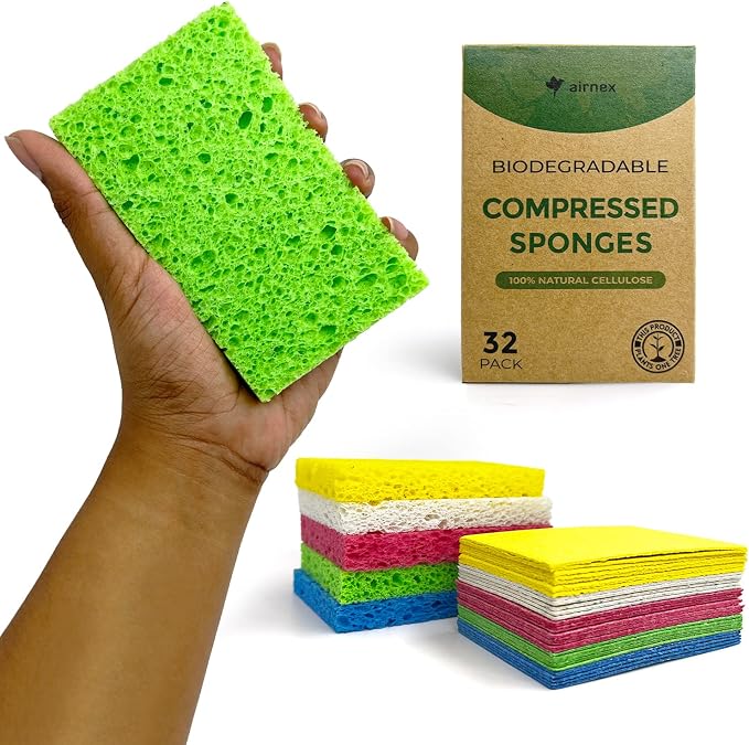 Compressed Cellulose Sponges by Airnex