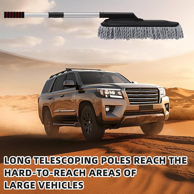 Tanlade 1 Pack Microfiber Car Duster Exterior Scratch Free - Image 6