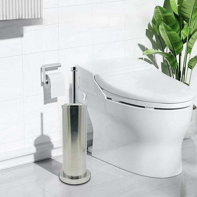 Silver Chrome Toilet Bowl Brush - Image 8