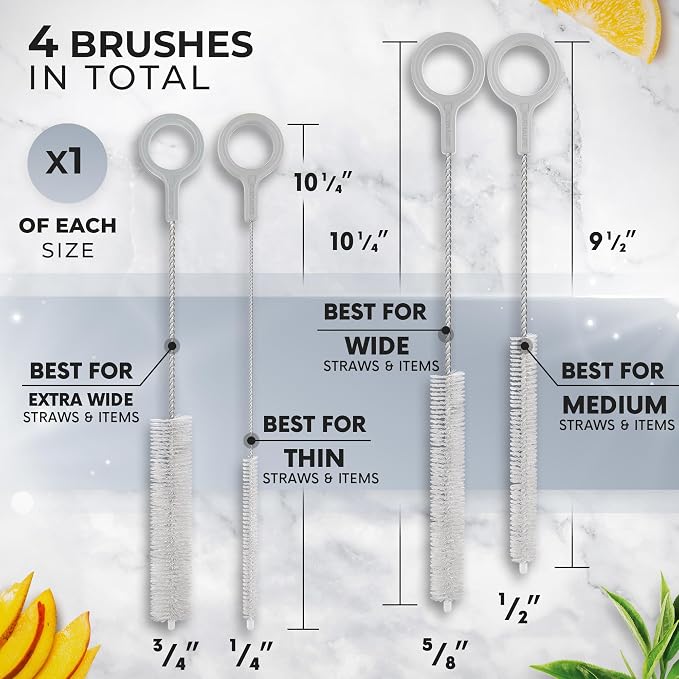 Heavy Duty Cleaning Brushes Set of 4 - Image 2