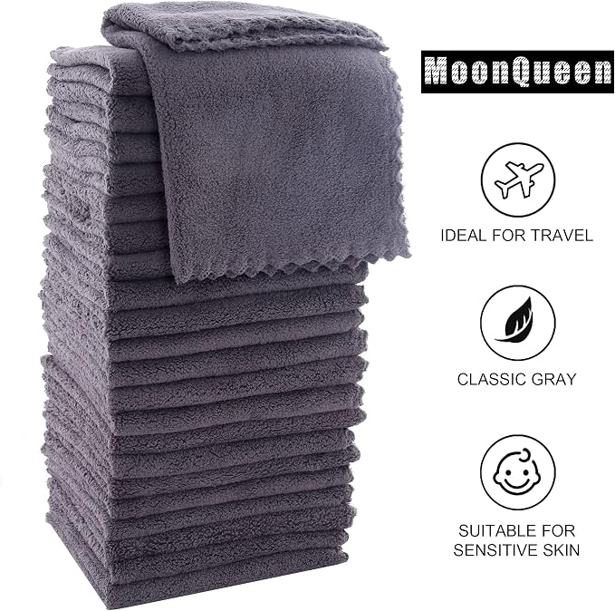 MOONQUEEN Ultra Soft Premium Washcloths Set - Image 6