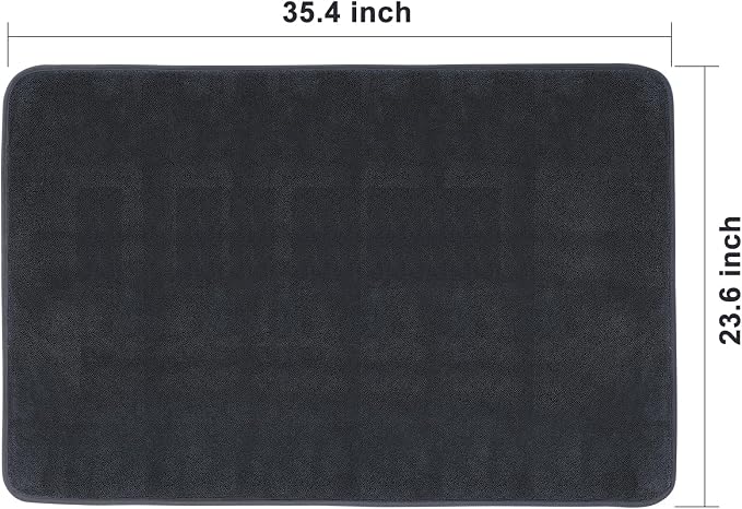 JOYMOOP Microfiber Towels for Cars, 35.4" x 23.6" Car Drying Towel, Dark Gray - Image 9