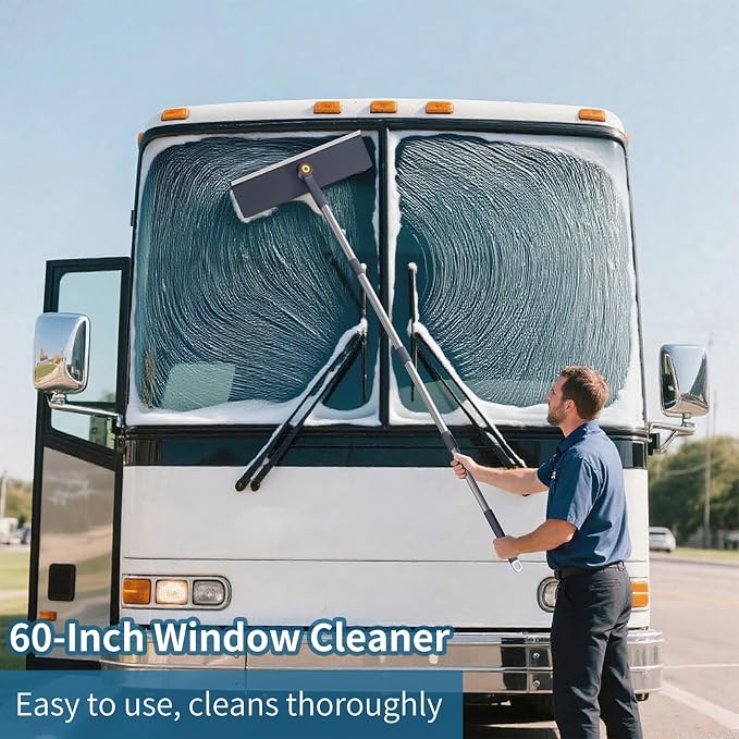 3 in 1 Window Squeegee for Home, Window Cleaning Kit - Image 7