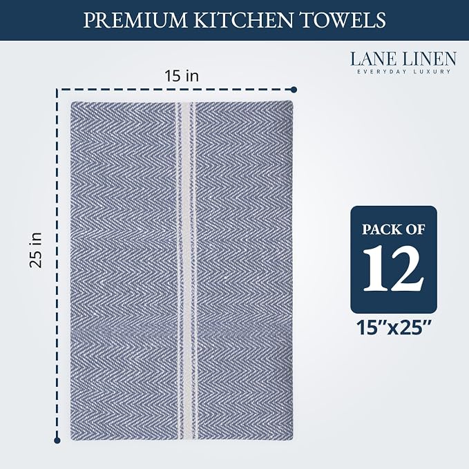 LANE LINEN Kitchen Towels Set - Image 2
