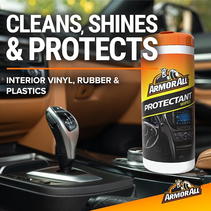 Armor All Original Protectant Wipes, Car Interior Cleaner Wipes - Image 2