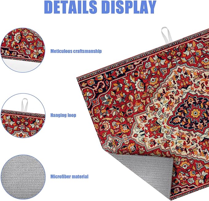 Boho Vintage Ethnic Dish Drying Mat - Image 3