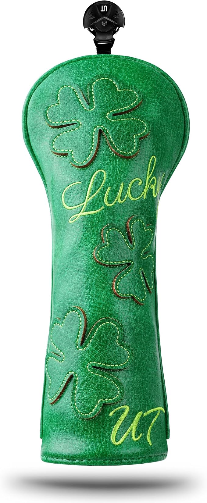 Golf Headcovers Golf Club Head Covers Four Leaf Clover Good Luck Charm by BigTeeth