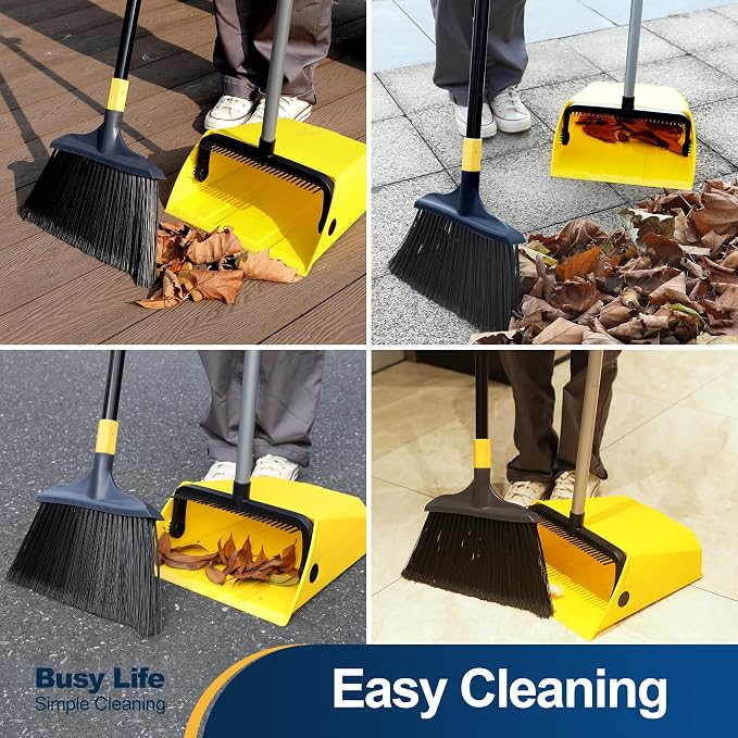 Yocada Commercial Broom and Dustpan Set - Image 5