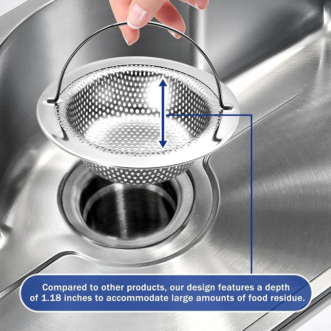 2 Pack Kitchen Sink Drain Strainer - Image 4