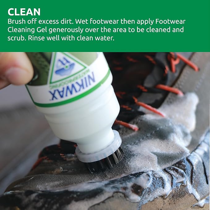 Nikwax Footwear Cleaning Gel, Shoe Care, Boot Cleaner - Image 5