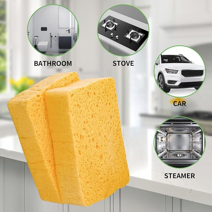 10 Count Compostable Thicker Pop-Up Sponges - Image 6