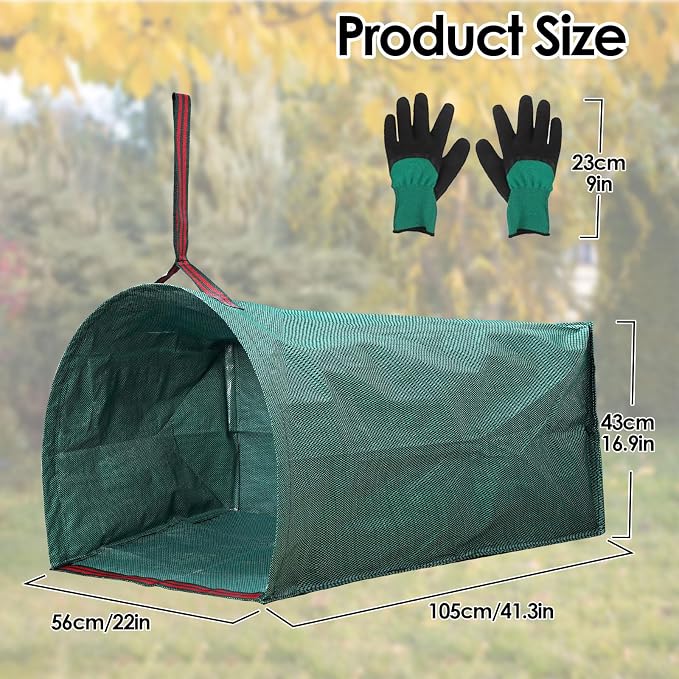 Reusable Yard Waste Bags, 72 Gallon Lawn And Leaf bags 2 Pack, Heavy Duty - Image 2