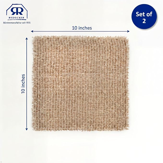 Redecker XL Copper Scrubbing Cloths – 2-Ply Woven Real Copper Cleaning Pads - Image 4