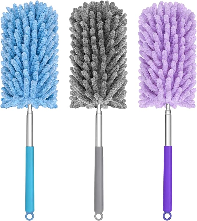 Mini Duster for Cleaning, 360° Bendable Hand Dusters by TIMIVO
