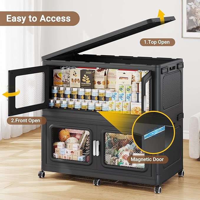BROVIEW 1200 Qt Stackable Storage Bin - Image 5