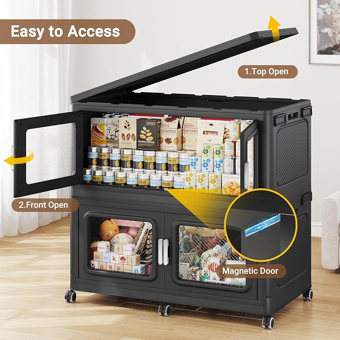 BROVIEW 880 Qt Stackable Storage Bin - Image 6