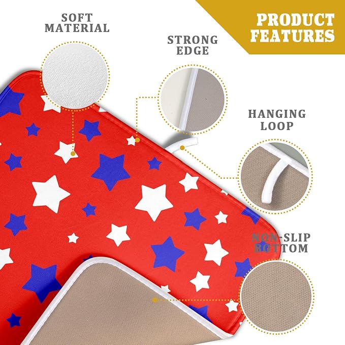 Fourth of July Independence Memorial Dish Drying Mat - Image 4