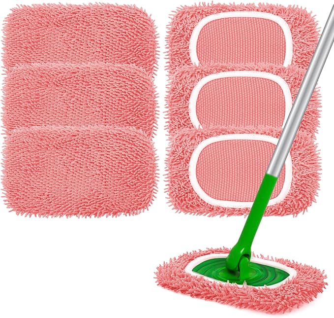 Reusable Microfiber Mop Pads Compatible by ABetterChoiceforYourHome