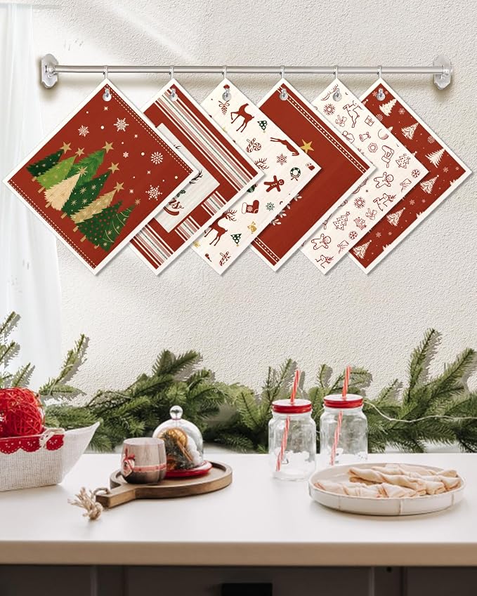6 Pack Christmas Swedish Dishcloths - Image 5