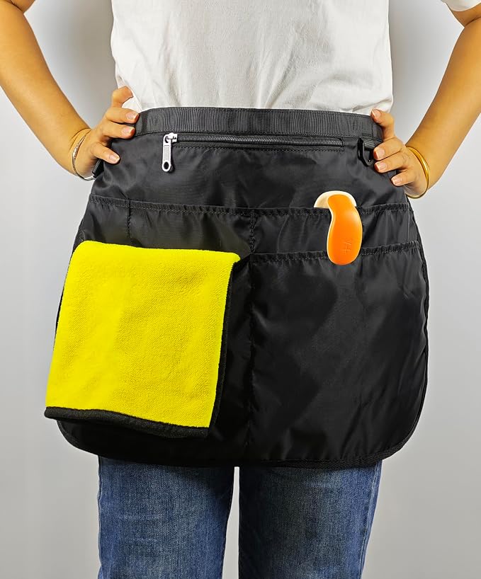 Waterproof Cleaning Apron with 7 Pockets, Cleaning Supplies - Image 2