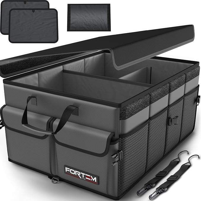 FORTEM Trunk Organizer For SUV Car Trunk Organizer, Foldable Storage, Car by FORTEM