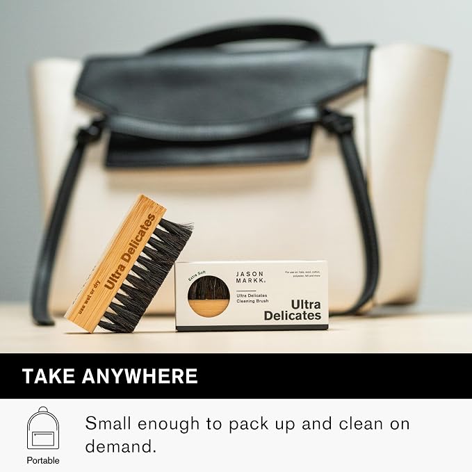 Jason Markk Ultra Delicate Shoe & Hat Cleaning Brush, Soft Bristles and Bamboo - Image 6