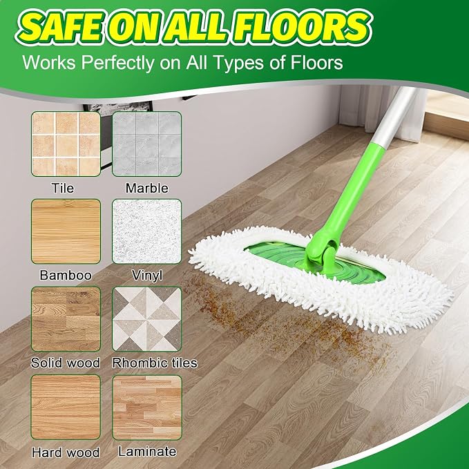 4 Pack Reusable Microfiber Mop Pads Compatible - Image 5