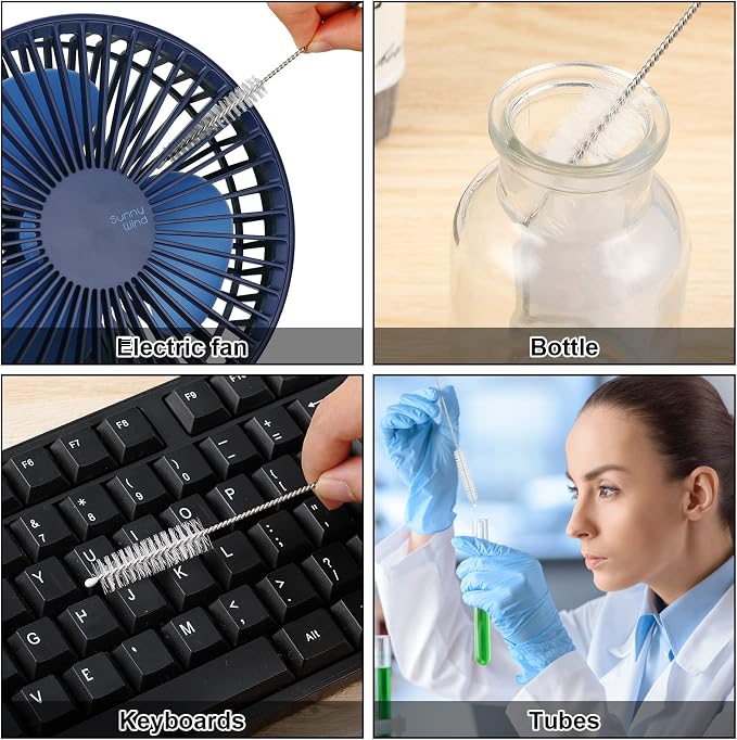 Reusable Straw Cleaning Brushes Bottle Test Tube Long Straw Cleaning Brush - Image 6