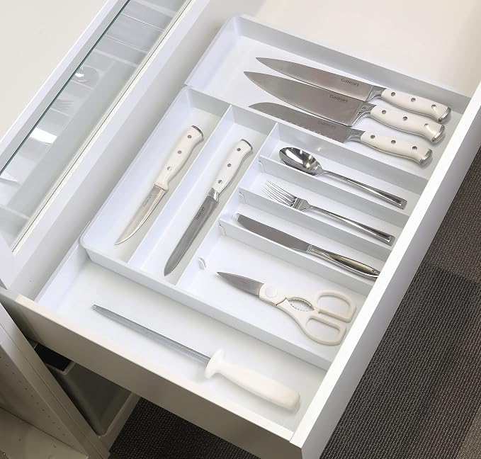 Simple Houseware Expandable & Adjustable Cutlery Drawer Organizer - Image 4