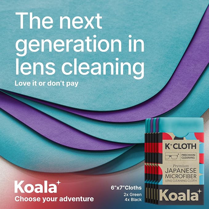 Koala Lens Cleaning Cloth | Japanese Microfiber | Glasses Cleaning Cloths | - Image 6