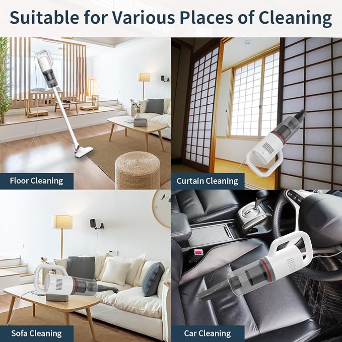 Stick Vacuum Cleaner, Corded Handheld Vacuum Cleaner Mini Electric Broom - Image 8